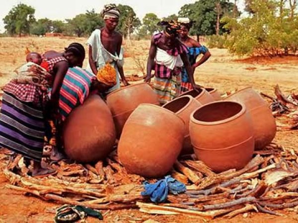 Bamana-pots